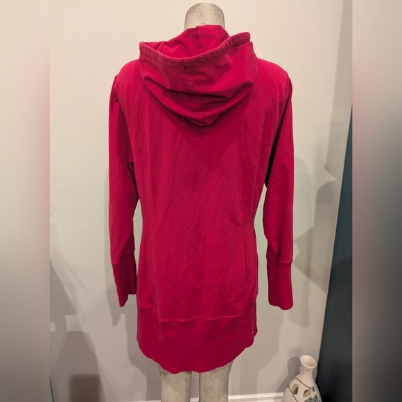 Jockey Tunic Length Hoodie Bright Pink Soft Cotton SIZE XL - Picture 5 of 7